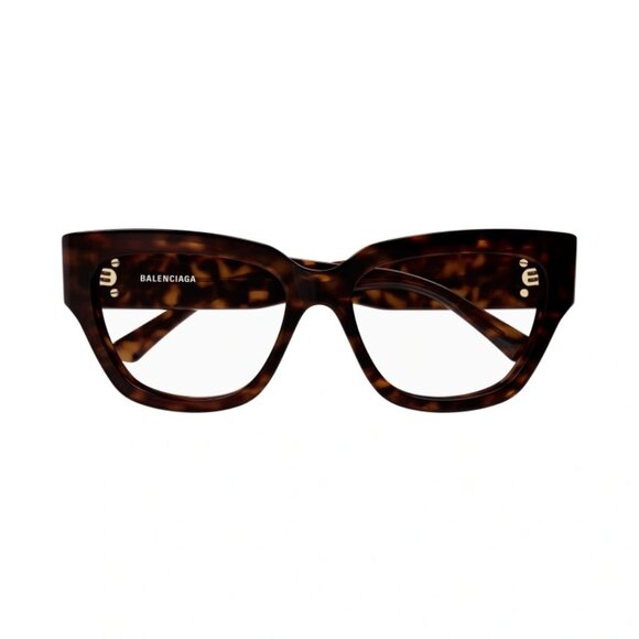 NEW BALENCIAGA BB0326O 002 HAVANA EYEGLASSES - Picture 2 of 3